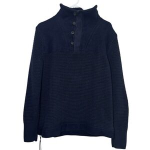 Banana Republic Men’s Heritage Collection Blue Waffle Knit Pullover Sweater Med